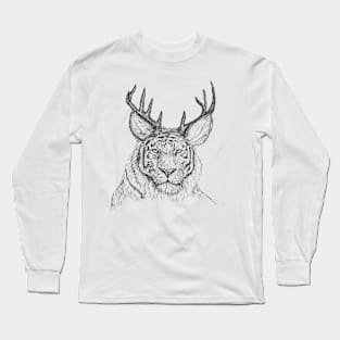 Tigers With Horns Long Sleeve T-Shirt